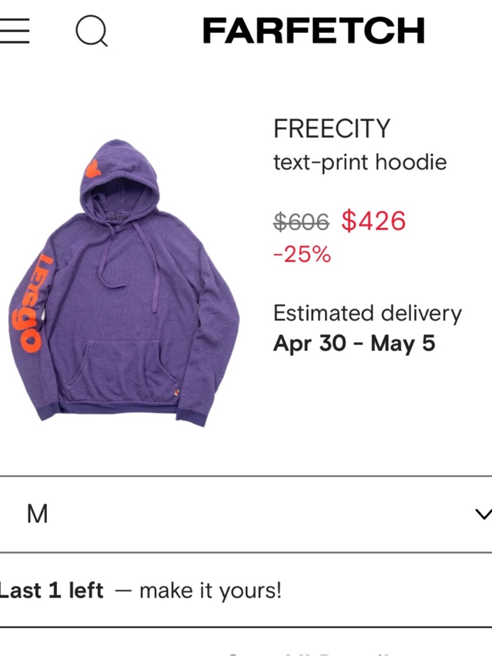 Free City hoodie size S - Picture 3 of 7